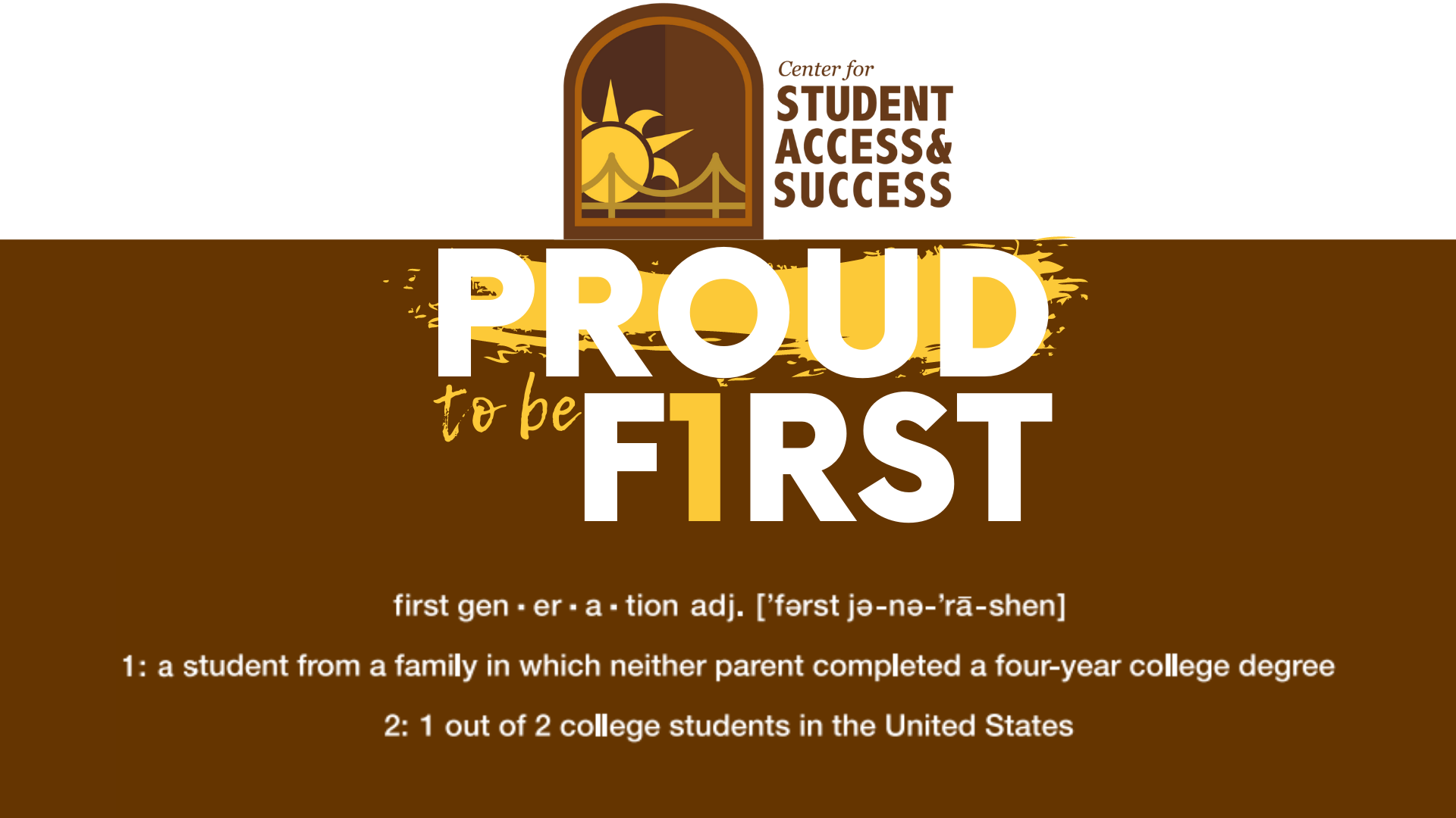 First Generation College Student Celebration Week | Diversity ...